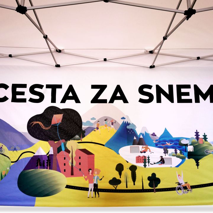 Párty stan vonkajší s bočnými stenami